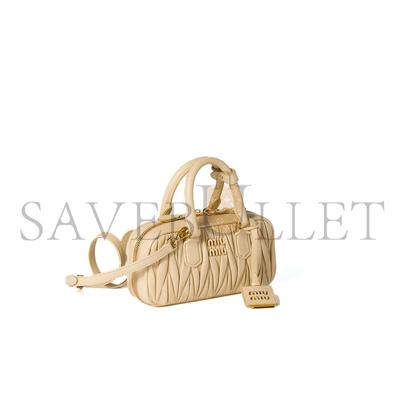 MIU MIU ARCADIE MATELASSÉ NAPPA LEATHER MINI-BAG 5BP088 (19*10*5cm)
